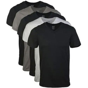 Mens Cotton V Neck T Shirt