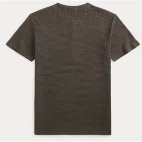 Mens T Shirt Waffle Knit