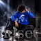 Born In The Dark — Royal Blue Waffle Long Sleeve
