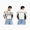 Ferrari Vintage Racing Leather Jacket – Black & White Motorsport Edition