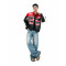Red Bull Vintage Racing Leather Jacket – Red, Black & White Motorsport Edition