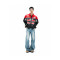 Red Bull Vintage Racing Leather Jacket – Red, Black & White Motorsport Edition